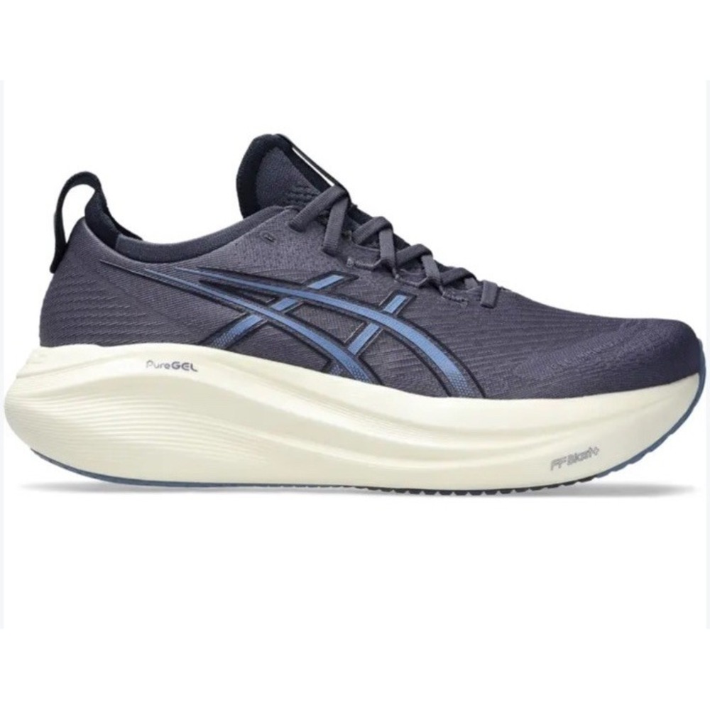 Asics Gel-Nimbus 27 Men's Size 9.5 Indigo Fog Blue Running Shoes 1011B958
